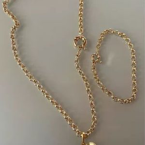 Kit Cordão Elo Português Feminina Colar Banhado A Ouro